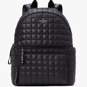 Kate Spade Camden Quilted Large Backpack - Black